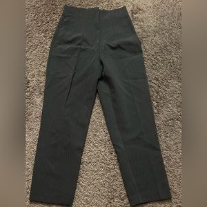 Zara dark grey high waisted pants